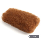 Afro Kinky Bulk Human Hair Extensions QVR US Local Shipping Natural Black/Brown Lightweight For Braiding Styling Everyday Wear