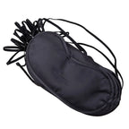 1pc Black Sleep Mask Natural Sleeping Eye Mask Eyeshade Cover Shade Eye Patch Women Men Soft Portable Blindfold Travel Eyepatch