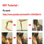 Afro Kinky Bulk Human Hair Extensions QVR US Local Shipping Natural Black/Brown Lightweight For Braiding Styling Everyday Wear