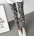 CUHAKCI Floral Sexy Pants Printed Legging Women Love Fitness Leggins Push Up Trousers Casual High Quality Sport