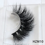 Dropshipping 15-18mm 3D Resuable Dramatic Wispy Mink Fake Eyelashes Makeup Strip False Lashes With Free Eyelash Packaging Boxes