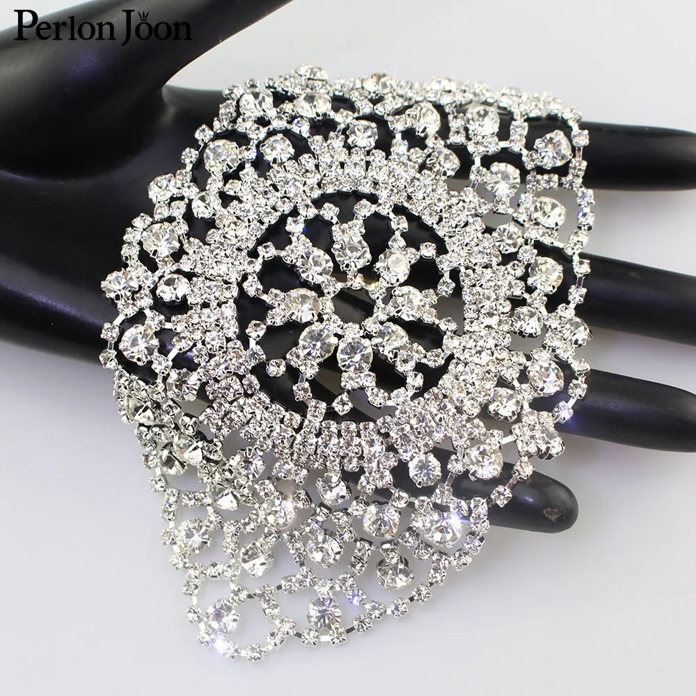 Crystal for Welding technology  patch classic DIY gold silver wedding dress Rhinestone decoration accessories  YHX061