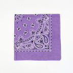 55CM Square Scarf  Women Spring Soft Color White Blue Purpel Khaki Paisley Cotton Headband Hip-hop Men Bandana