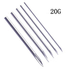 100/50/5pcs Disposable Piercing Needles 12G 14G 16G 18G 20G Ear Nose Navel Nipple Sterile Piercing Needle Permanent Makeup Tools