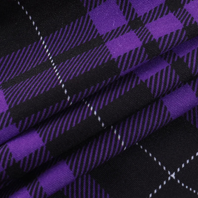 Black Checkered Women's Gothic Skirt Women Pleated Plaid Skirts Spring Autumn Girl Hip Hop Female Punk Goth Mini Skirt Clubwear