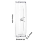 1 Pcs Zipper Closure Sunglasses Hard Box Eyewear Case Simple Style Portable EVA Reading Glasses Protective Box Unisex Travel