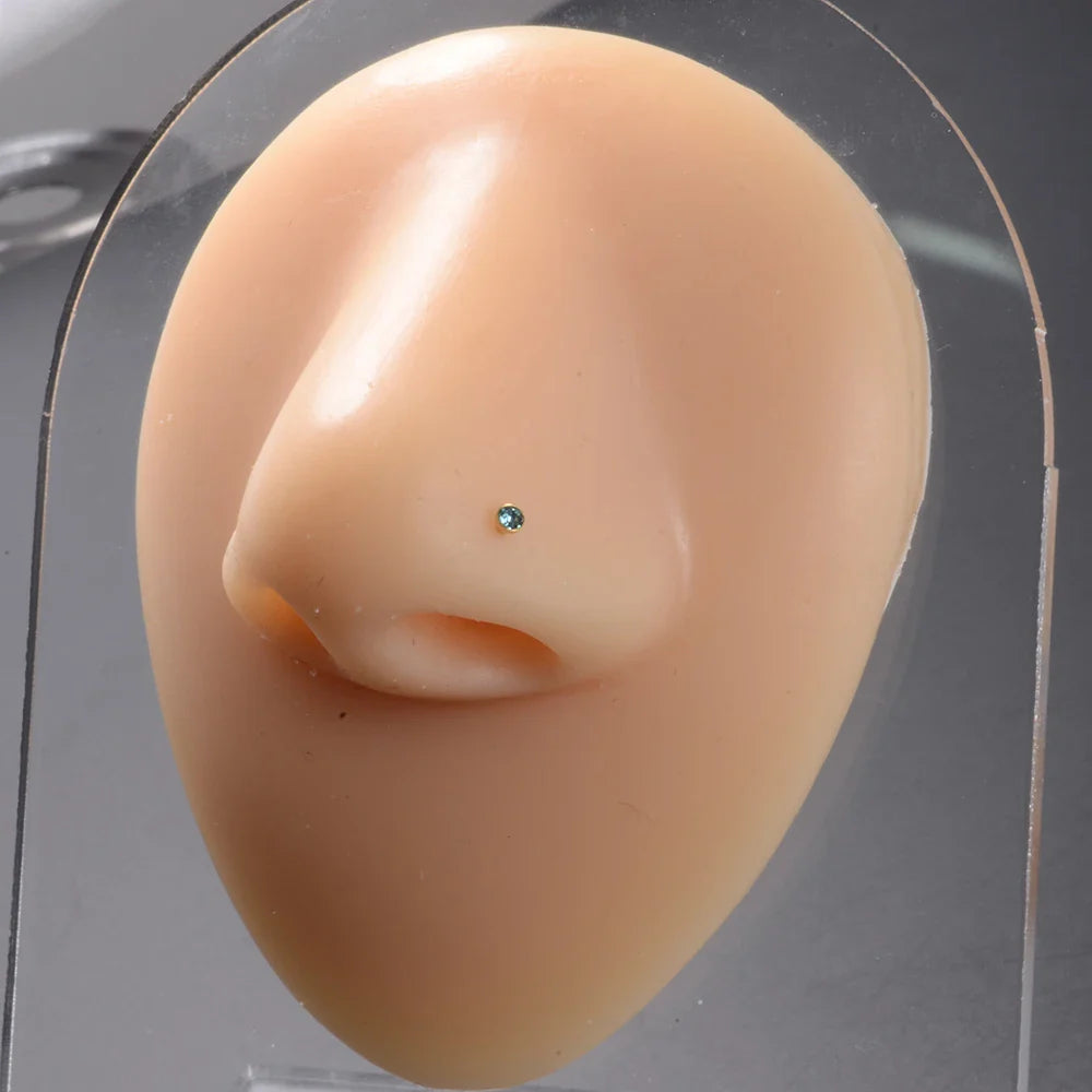 1 Unit Disposable Safe Sterile Piercing Unit For Gem Nose Studs Piercing Gun Piercer Tool Machine Kit Earring Studs Body Jewelry