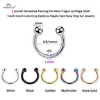 1Pc Moon Ball Smile Piercing Tooth, Labret Nose Ring, Conch Earrings, Nipple Genital Jewelry, Helix Tragus Piercing 1.2x6/8/10mm