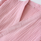 2025 Japanese Kimono Set 100%Cotton Pajamas Two-piece Couple Yukata Loose Men's And Women's Sweat Steaming Suit Home Service Set