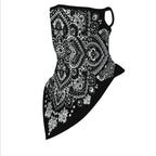 1PC Floral Print Multi-Function Scarf Neck Cover Face Mask Cycling Balaclava Bandana Scarf Cap Headwear Outdoor Sport Accessory