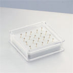 1set 20 Pcs Straight Pin Nose Stud With 1.5mm Crystal Nose Piercing Body Jewelry Nose Studs Rings Piercing Pin Body Jewelry