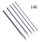 100/50/5pcs Disposable Piercing Needles 12G 14G 16G 18G 20G Ear Nose Navel Nipple Sterile Piercing Needle Permanent Makeup Tools