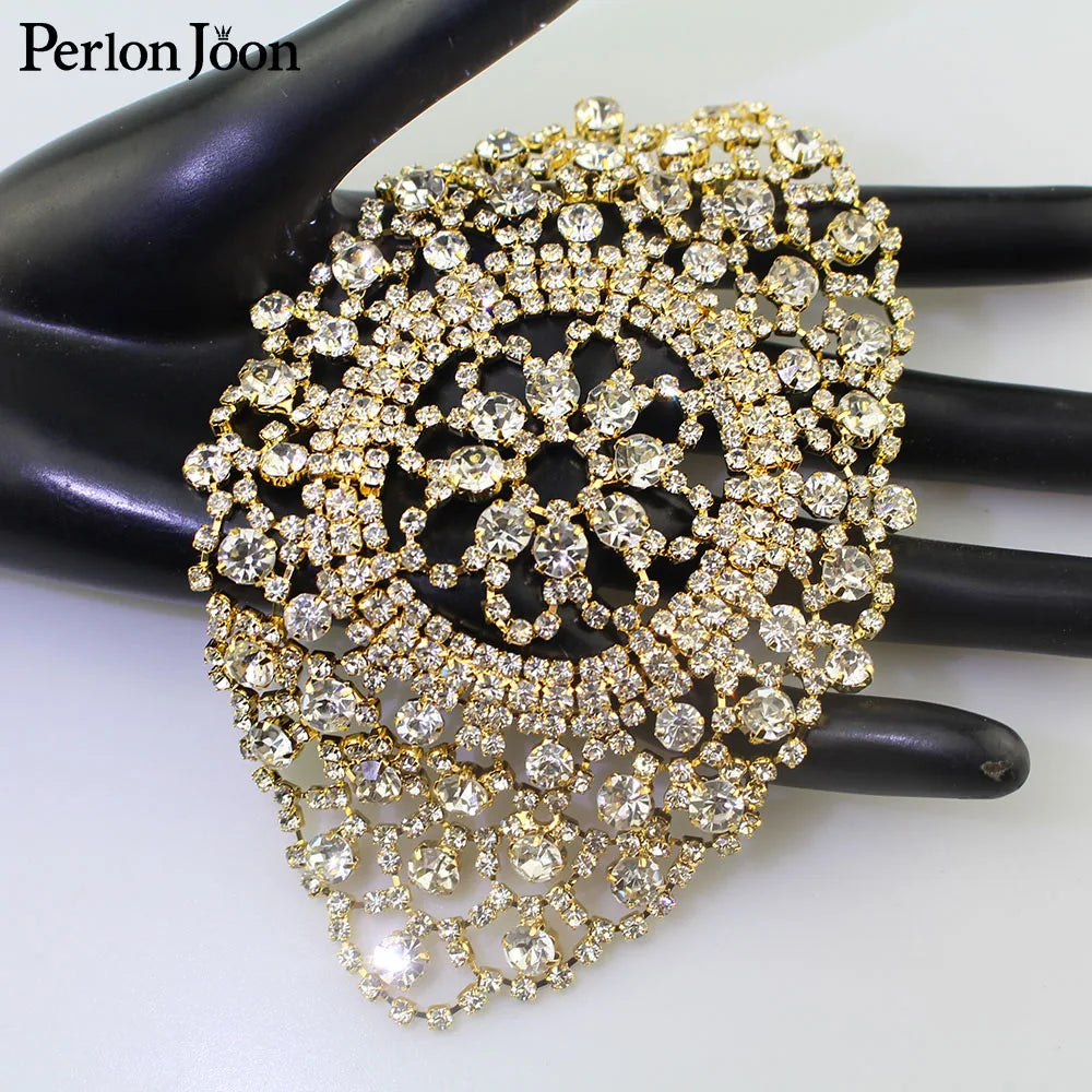 Crystal for Welding technology  patch classic DIY gold silver wedding dress Rhinestone decoration accessories  YHX061