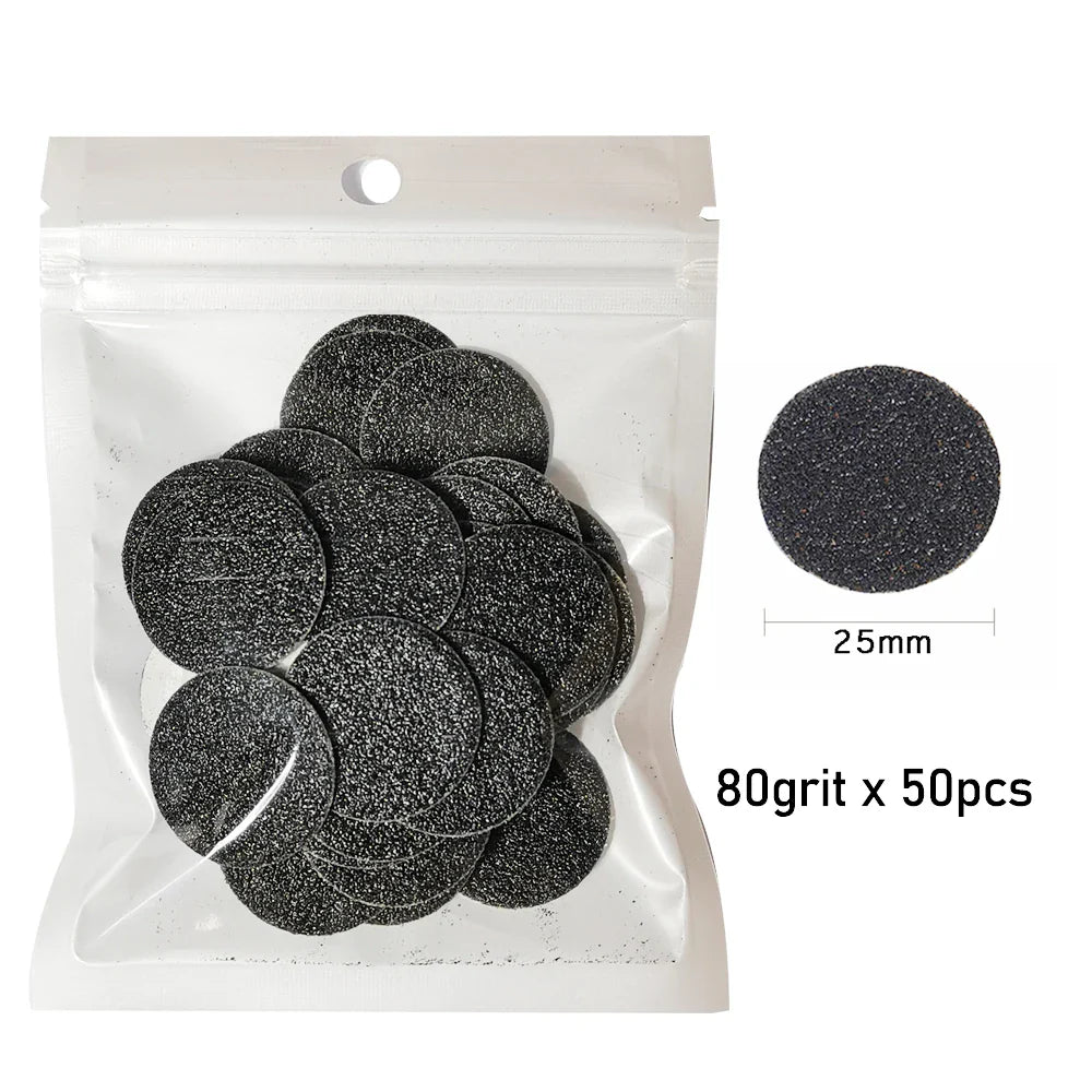 Disc For Pedicure Cuticle Callus Remove Tool For Electric Foot File Callus Hard Dead Skin Pedicure Tools Replaceable Sandpaper