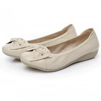 EOFK Women Ballet Flats Genuine Leather Shoes Spring Soft Casual Comfy Ballerina Flat Ladies Shallow Slip On Female Loafers