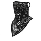 1PC Floral Print Multi-Function Scarf Neck Cover Face Mask Cycling Balaclava Bandana Scarf Cap Headwear Outdoor Sport Accessory