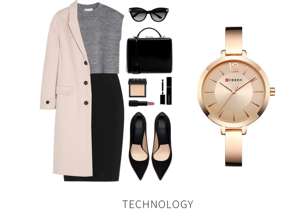 CURREN Watch For Women 9012 Top Brand Luxury Quartz Clock Casual Fashion Ladies Wristwatch Lady Clock Relogio Feminino