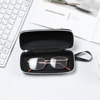 1 Pcs Zipper Closure Sunglasses Hard Box Eyewear Case Simple Style Portable EVA Reading Glasses Protective Box Unisex Travel