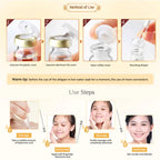 ARTISCARE Vitamin C Serum for Face Moisturizing 4Pcs Hyaluron Acid Facial Care Nourishing Essence SkinCare Products