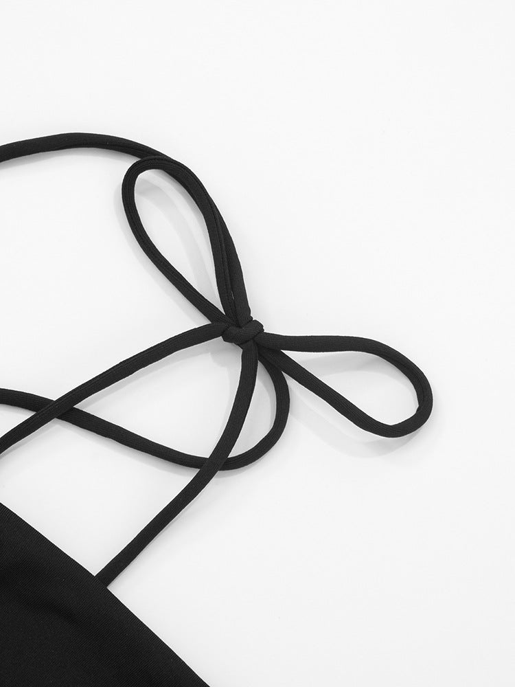 Elegant Lace Cut Out Maxi Dresses for Women 2025 Sexy Spaghetti Strap Patchwork Holidays Party Dress Summer Backless Long Dress