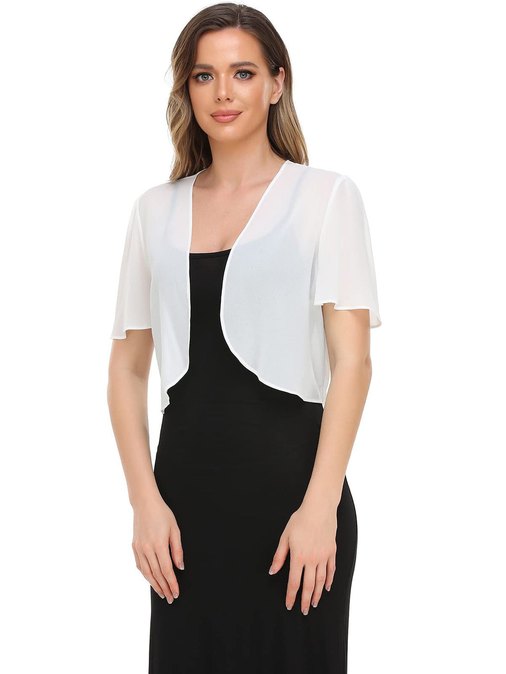 2022 Europe and the United States summer new chiffon short-sleeved cardigan top coat women