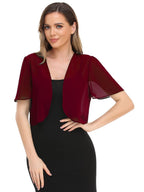 2022 Europe and the United States summer new chiffon short-sleeved cardigan top coat women