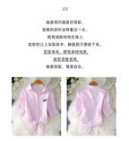 2023 Fashion Solid Color White Women Shirt Casual Blouses Autumn Half Sleeve Elegant Office Lady Tops 19870