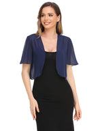 2022 Europe and the United States summer new chiffon short-sleeved cardigan top coat women