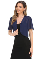 2022 Europe and the United States summer new chiffon short-sleeved cardigan top coat women