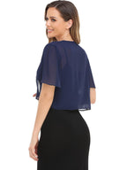 2022 Europe and the United States summer new chiffon short-sleeved cardigan top coat women