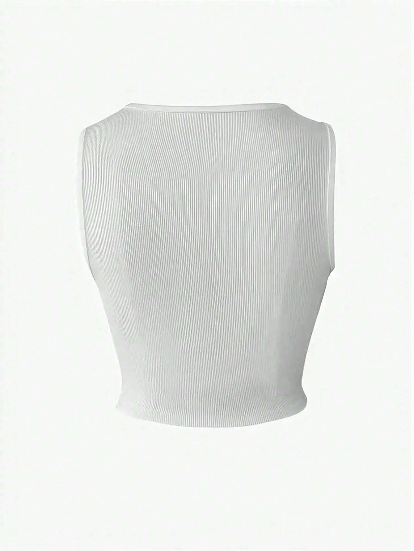 2024 Summer Fashion Cherry Teenage girls Sexy Letter Printed U Neck Tank tops Tops Women's Clothing