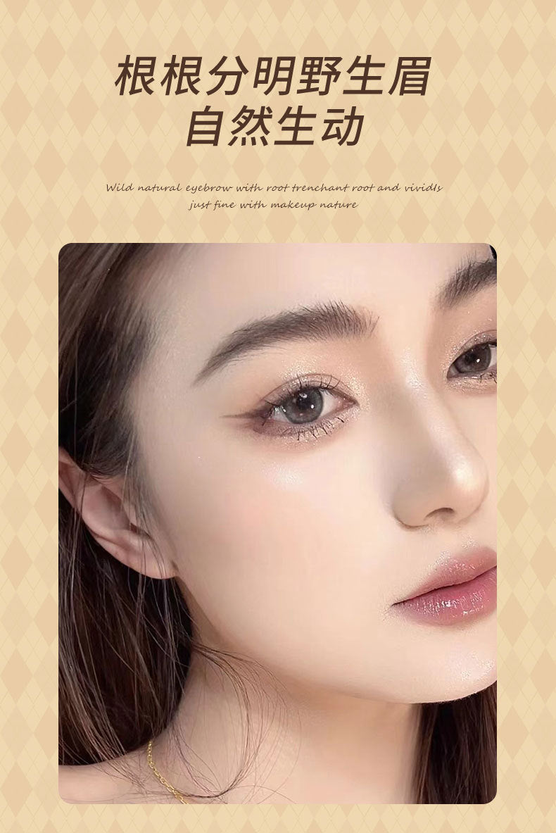 0.01mm Ultra Fine Liquid Eyebrow Pen Long Lasting Black Brown Waterproof Non-smudge Colorfast Natural Eye Brow Makeup Cosmetics