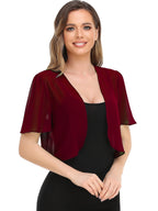 2022 Europe and the United States summer new chiffon short-sleeved cardigan top coat women