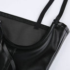 AltGoth Dark Casual Sexy Vest Women Animal Print Bodycon Slim Crop Tank Tops Gothic Punk Fashion Nightclub Corset Camisole Femme