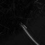 AltGoth Dark Academia Gothic Sweatshirt Women Streetwear Harajuku Vintage Y2k E-girl Cyber Punk Fur Collar Loose Cardigan Tops