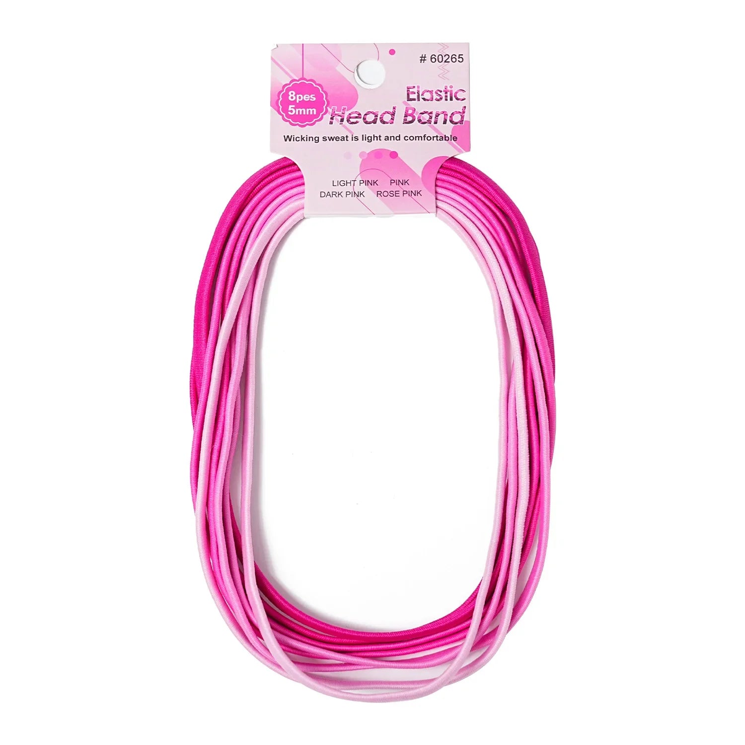 6/8PCS Unisex Sports Elastic Thin Headband Non-Slip Women Men Yoga Hair Bands Sweatband Football Running Biking Sports Hairband