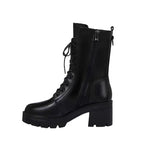 2025 Autumn and Winter New Ma Boots Female British Mid-tube Boots Korean Short Boots Tide Flat Female Leather Boots Women Shoes