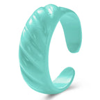 2022 Summer Colorful Ring Set Wholesale Fashion Geometric Chain Candy Color Irregular Opening Rings Women Party Finger Jewelry