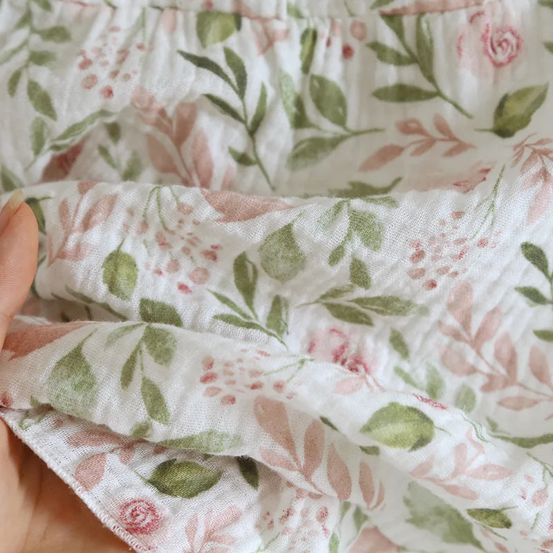 2025 Japanese Summer New Women's Pajama Set 100% Cotton Crepe Cloth Ladies Suspender+Shorts Two Piece Home Furnishing Set