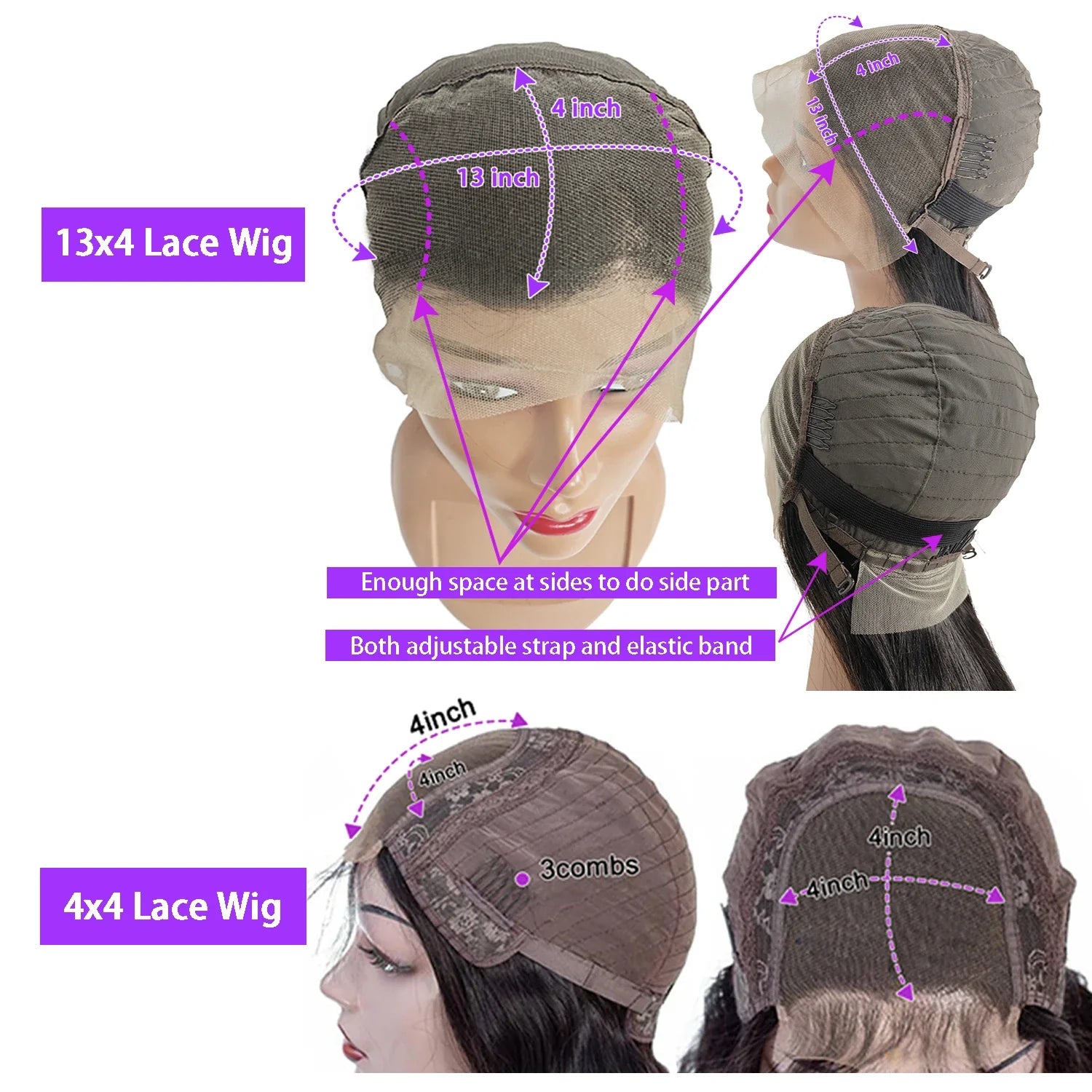 250% Density Short Bob Wig Human Hair 13x4 Lace Front Wigs Glueless Lace Frontal Wig Deep Wave Jerry Curly Wig For Black Women