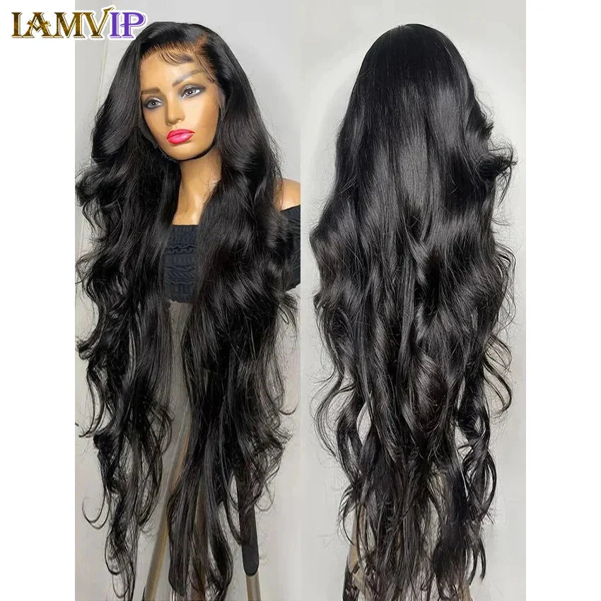 250% 30-36inch Body Wave 13x6 Hd Frontal Human Hair Pre-plucked Lace Brazilian Remy 13x4 Front Wig 4x4 Closure With Hd Full Lace