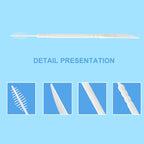 300 Pcs Double-ended Fish Bone Shaped Disposable Plastic Toothpick ,Dental Floss,Interdental Brush