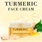 5 Piece Set Turmeric Facial Care Acne Cleansing Cream,Anti-Aging Serum,Dark Spot Moisturizer Fade Spots for Radiant Skin Care