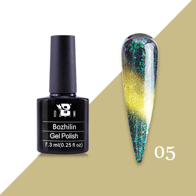 AWStorG15ml 2 IN 1 Crystal Top Coat Transparent Soak Off UV LED Nails Art Manicure Gel Nail Polish Varnishes Primer Function Gel