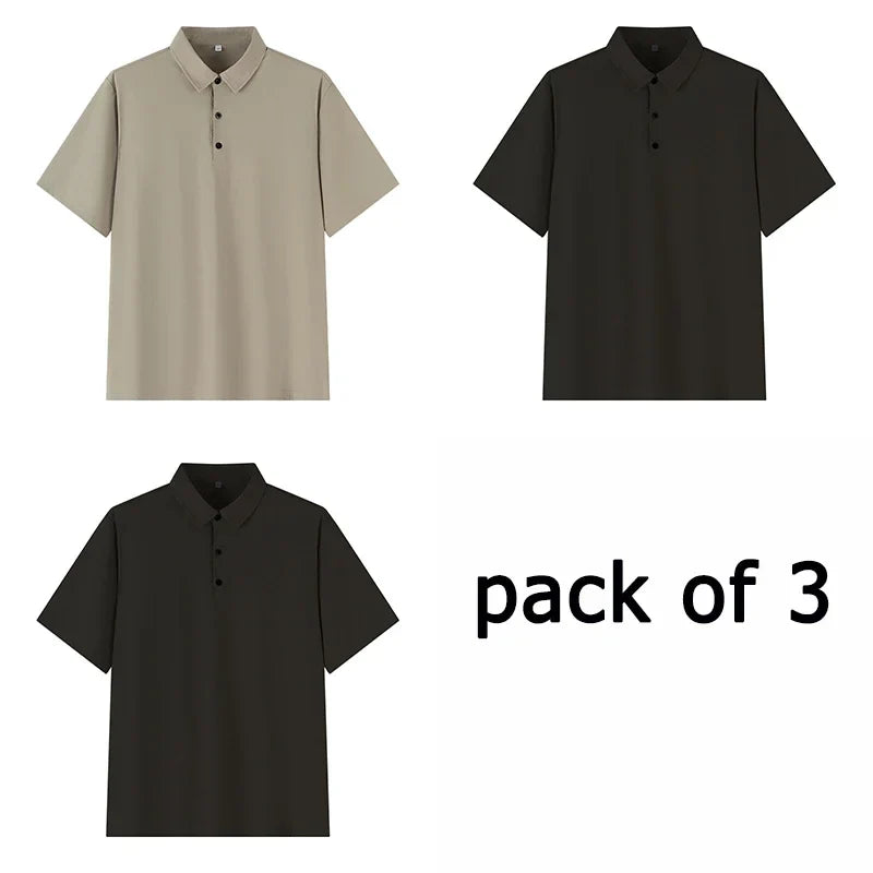 Big & Tall Polo Co. Oversized Short Sleeve Polo Shirt - 5XL to 7XL, Relaxed Fit for Ultimate Comfort (110-175kg)