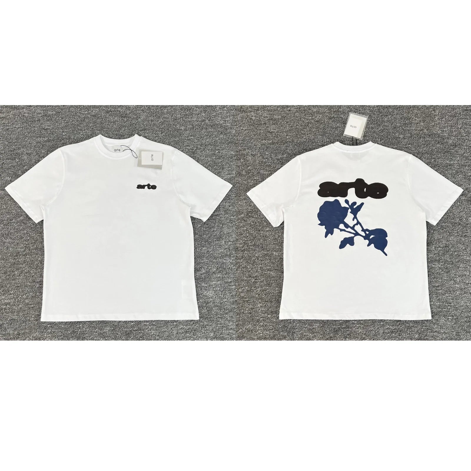 ARTE T-shirts Men Women Couples Streetwear High Quality Print Round Neck Short Sleeve Arte Top Tee One Day Shipped Out