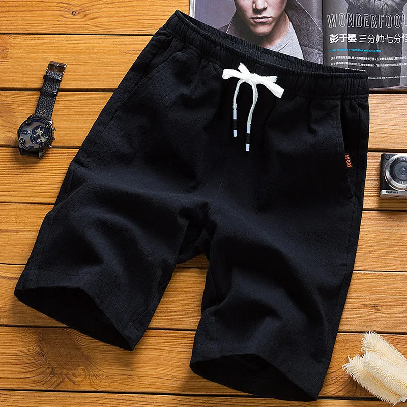 2024newSummer Shorts Men Casual Shorts Trunks Fitness Beach Shorts Man Breathable  Short Trousers