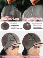 40 42 Inch Natural Color Deep Wave 13x4 13x6 HD Transparent Full Frontal Lace Curly Brazilian Human Hair Water Wigs 200 Density