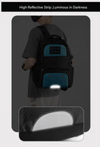 basketball sports backpack with shoe compartment man soccer bag boys football school bag black large capacity school backpack