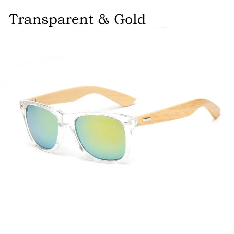 16 color Bamboo Sunglasses Men Wooden Sunglasses Women Brand Designer Mirror Original Wood Sun Glasses retro de sol masculino